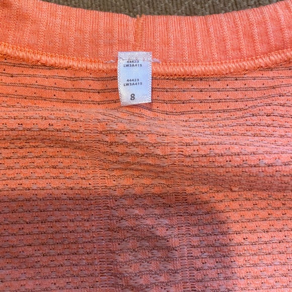 Lululemon Orange Swiftly long sleeve size 8 - Picture 2 of 2
